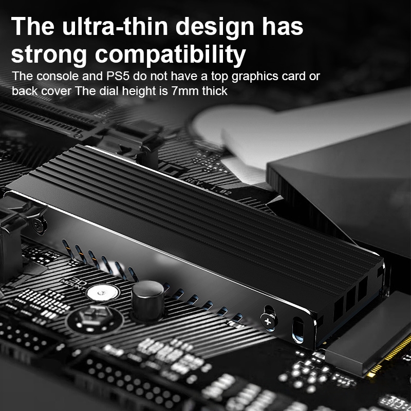 M.2 SSD Heatsink M2 2280 Solid - M.2 Ssd recension och pris
