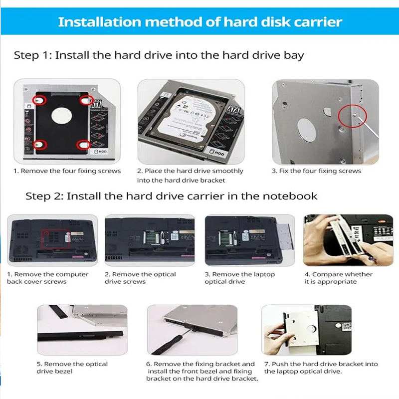 HDD SSD Caddy Adapter SATA 3.0 - Sata Ssd recension och pris