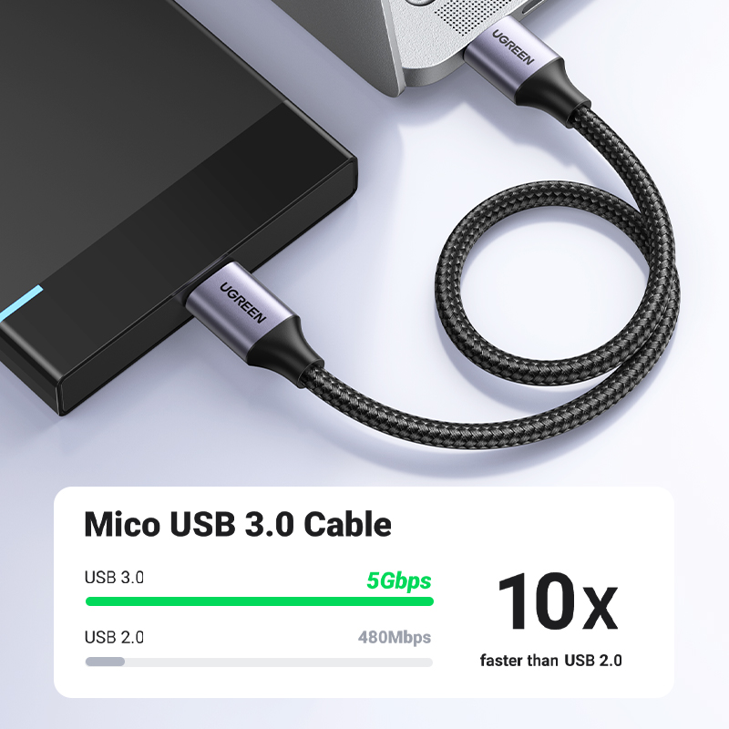 UGREEN Micro B Cable USB 3.0 3 - Samsung Ssd recension och pris