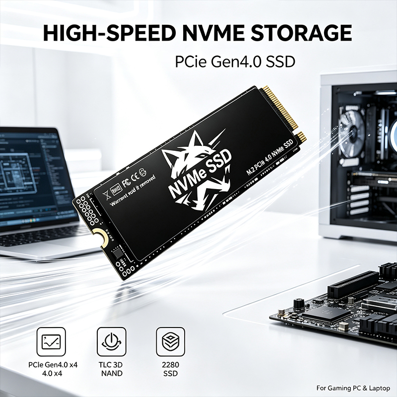 HS M.2 NVMe SSD TLC 3D NAND 22 - Ssd 500Gb recension och pris