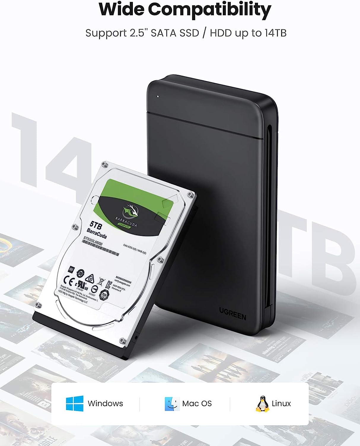 UGREEN USB C Hard Drive Enclos - Ssd Hard Drive recension och pris