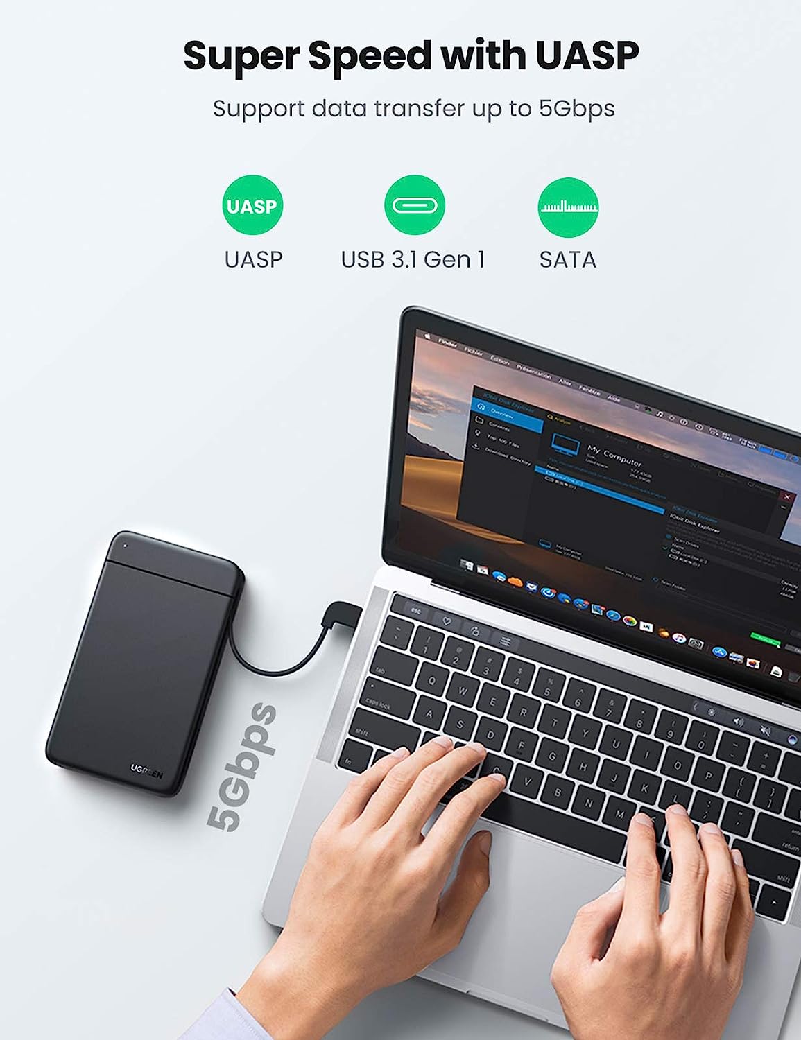 UGREEN USB C Hard Drive Enclos - Ssd Hard Drive recension och pris