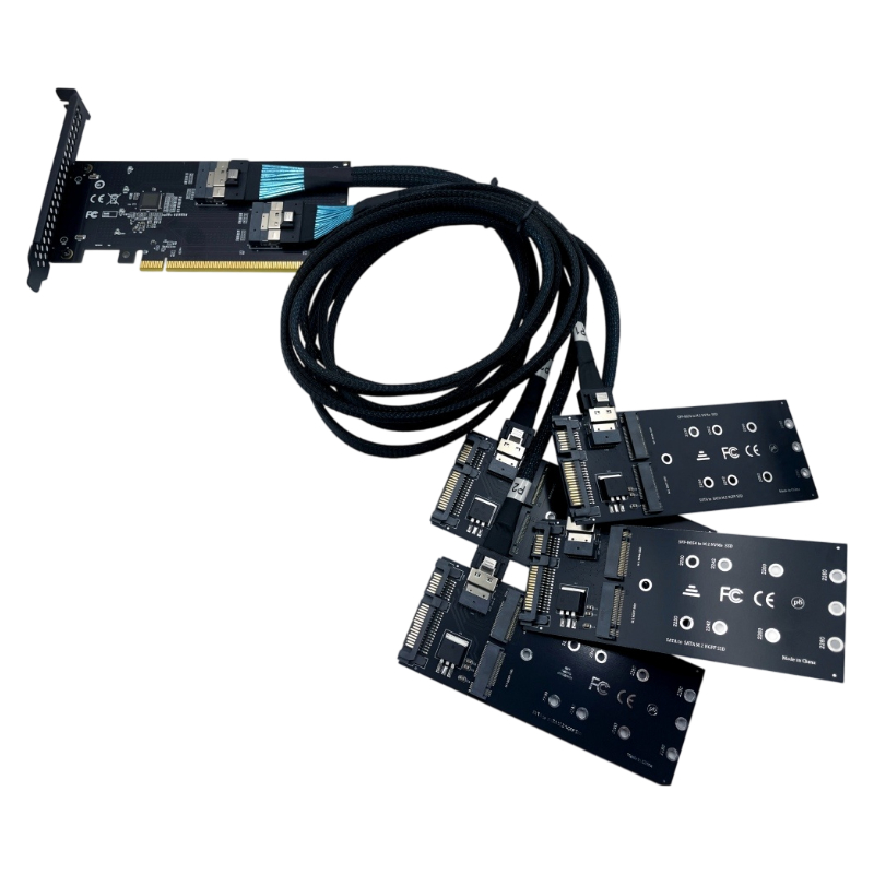 NEW PCIe X16 SFF‑8654 SlimSAS  - Memory Card Ssd recension och pris