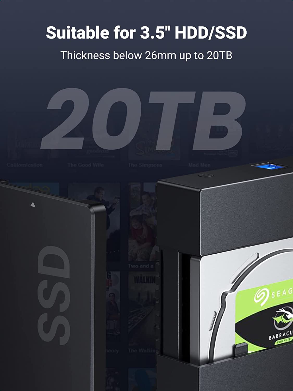 UGREEN External Hard Drive Enc - Sata Ssd recension och pris
