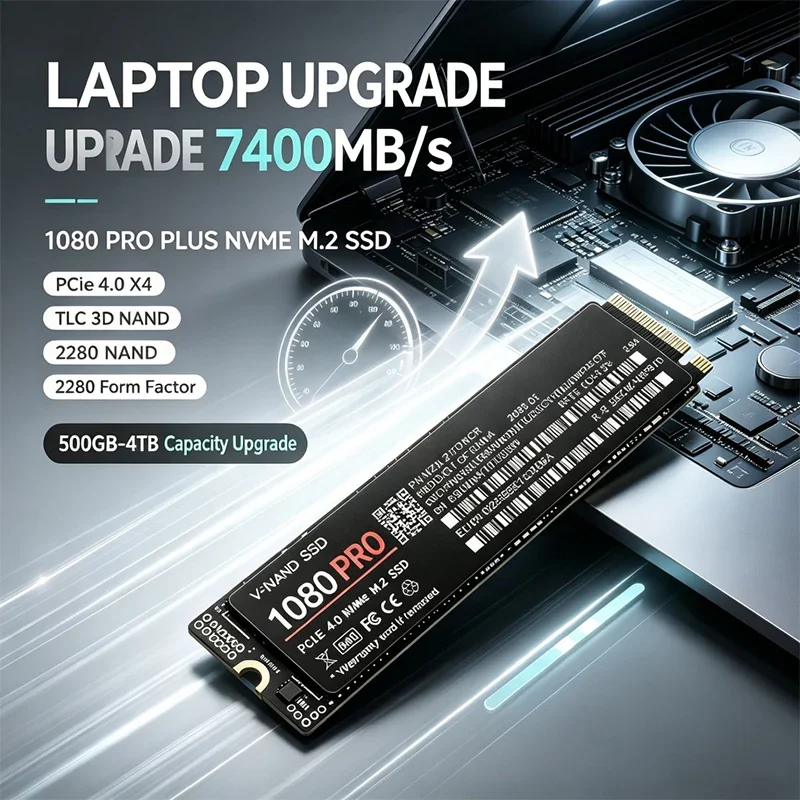 7400MB/s Internal M.2 NVMe SSD - Ssd 500Gb recension och pris
