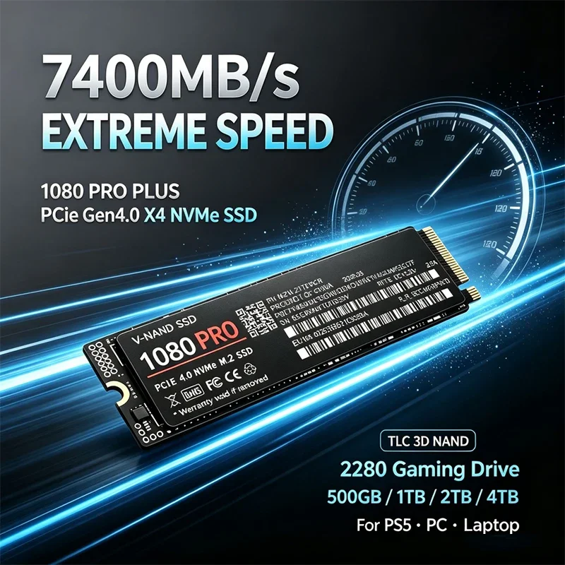 7400MB/s Internal M.2 NVMe SSD - Ssd 500Gb recension och pris