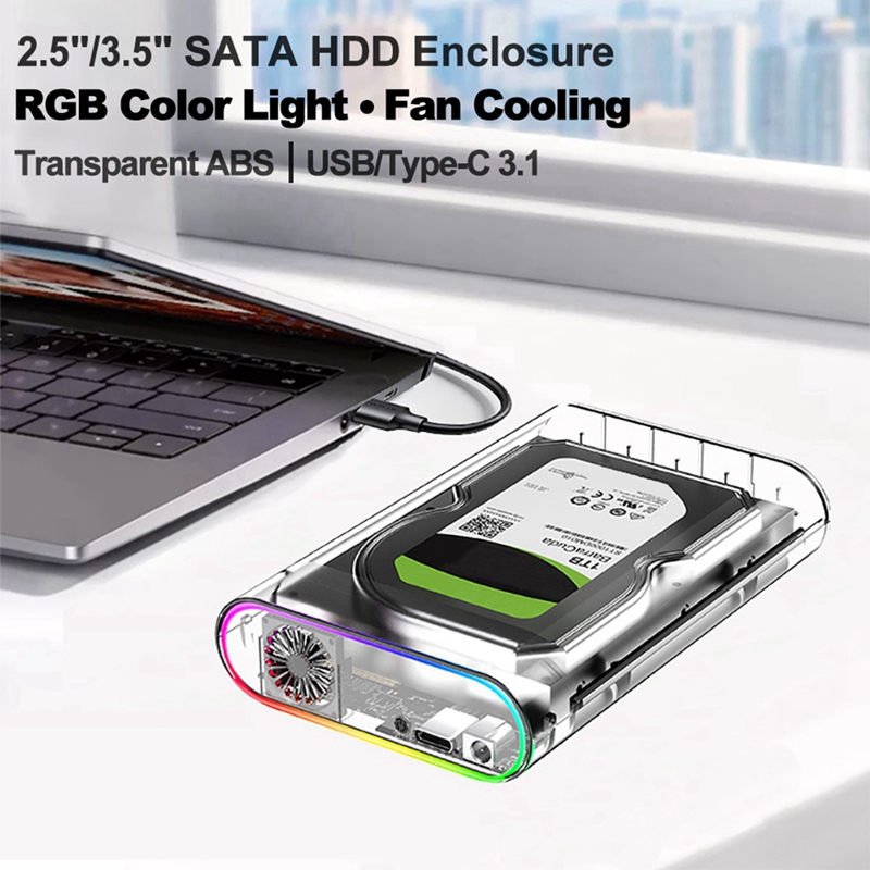 3.5IN HDD/SSD Enclosure Transp - External Ssd recension och pris