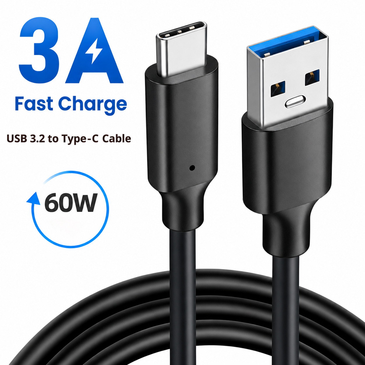 USB 3.2 Type C to A Cable 10Gb - Samsung Ssd recension och pris
