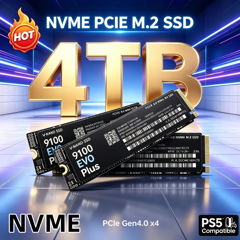 Internal M.2 NVMe SSD 9100 EVO - Ssd 500Gb recension och pris