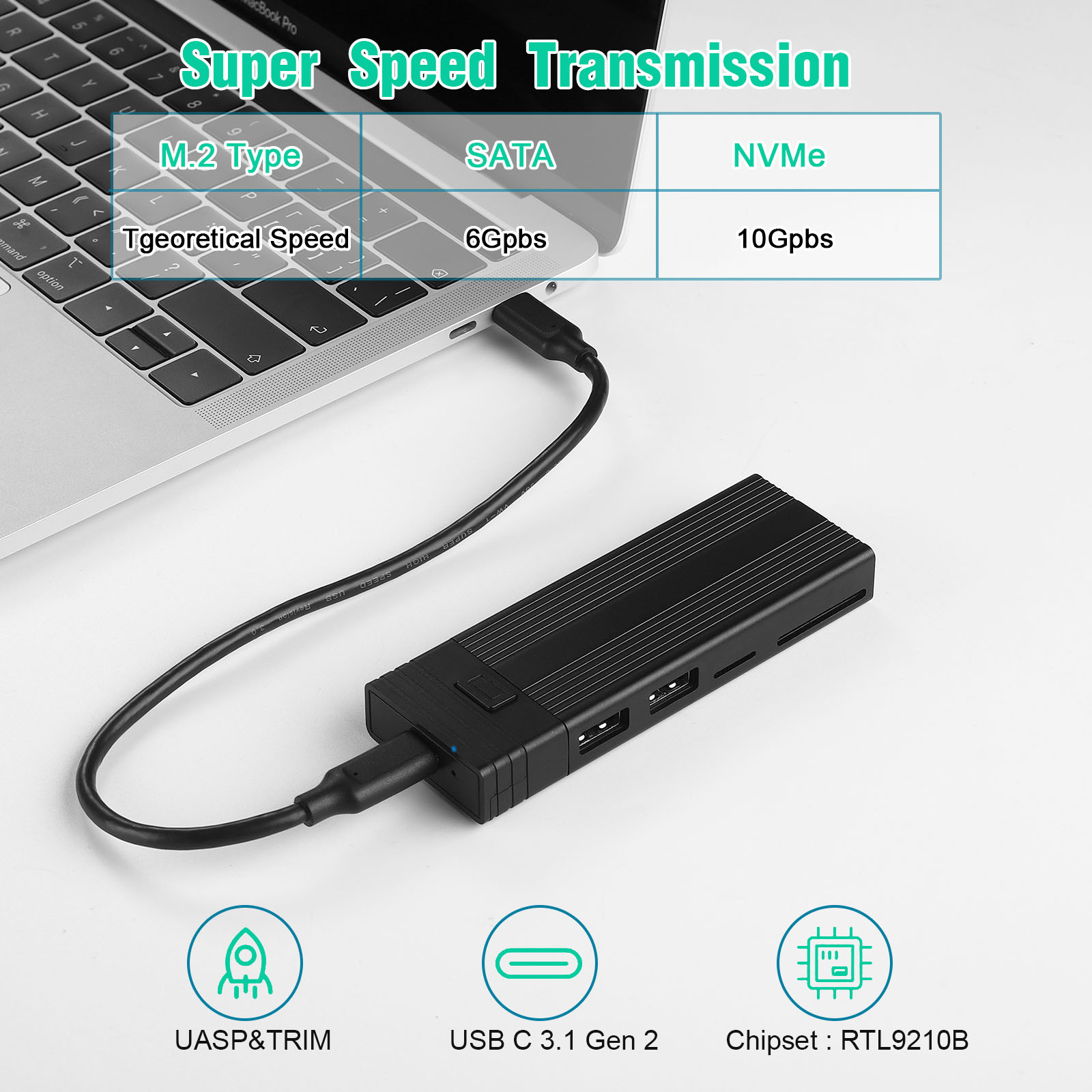 KEBIDUMEI M.2 NVMe NGFF SATA S - Memory Card Ssd recension och pris