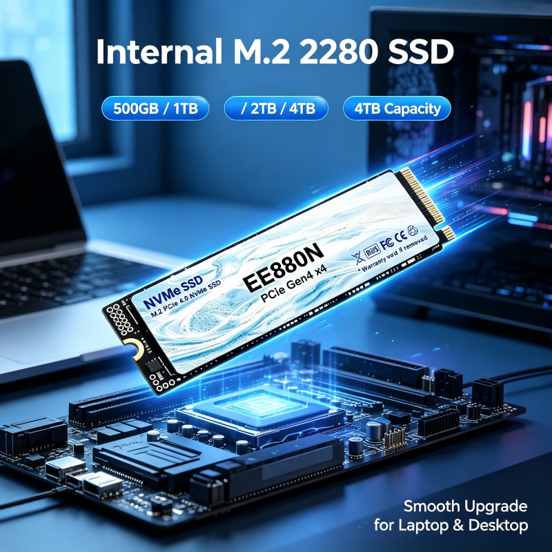 EE880N M.2 2280 PCIe 4.0 X4 NV - Ssd 500Gb recension och pris