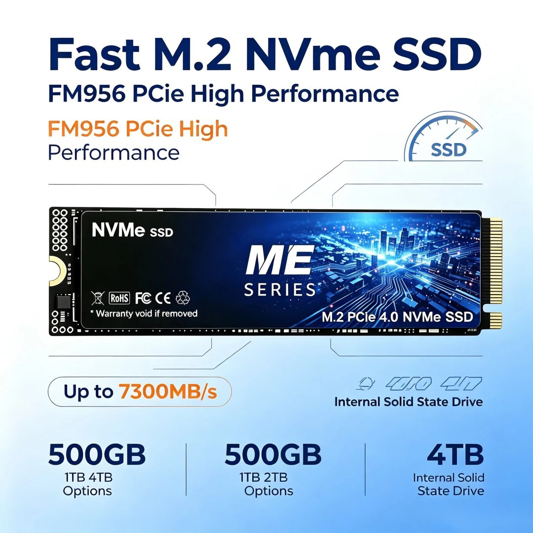 ME M2 NVMe SSD 4TB 2TB 1TB 500 - Ssd 500Gb recension och pris