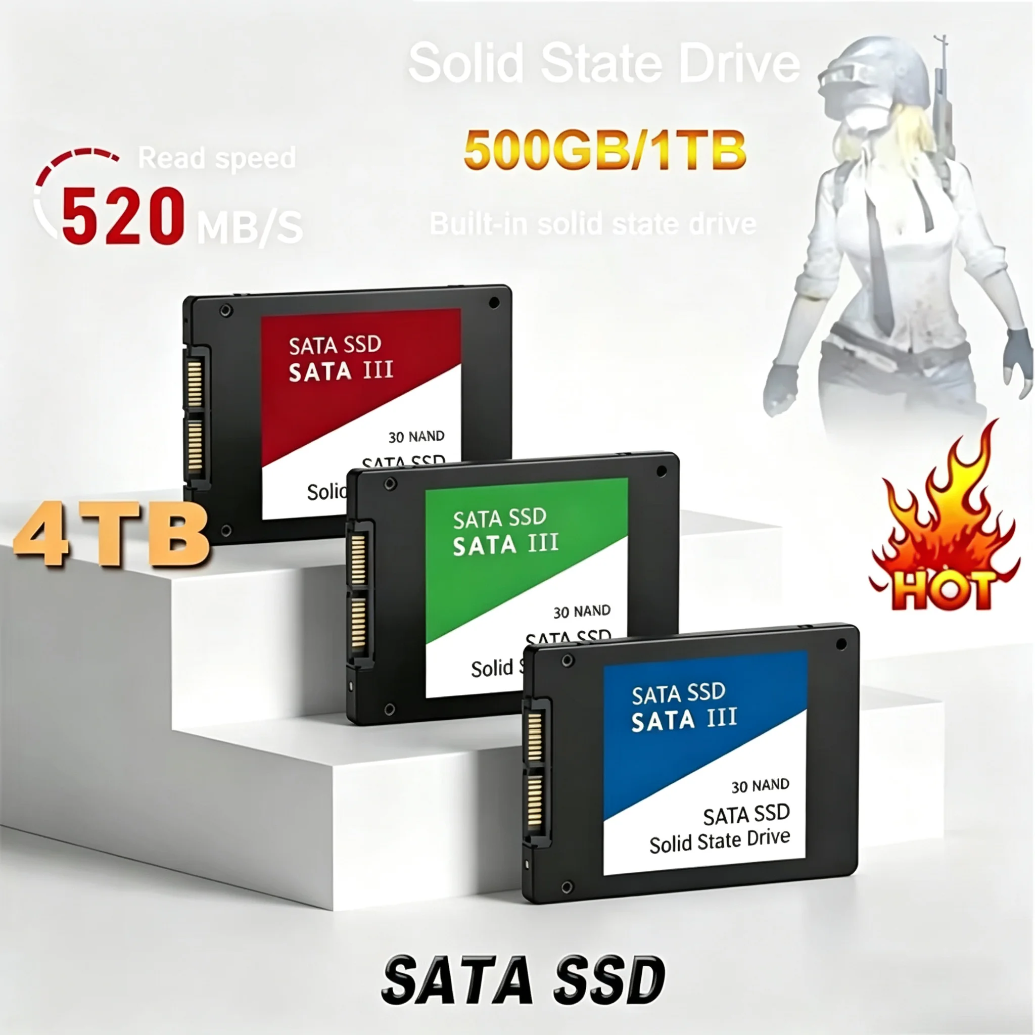High Speed 500G 1TB 2TB 4TB So - Ssd 500Gb recension och pris