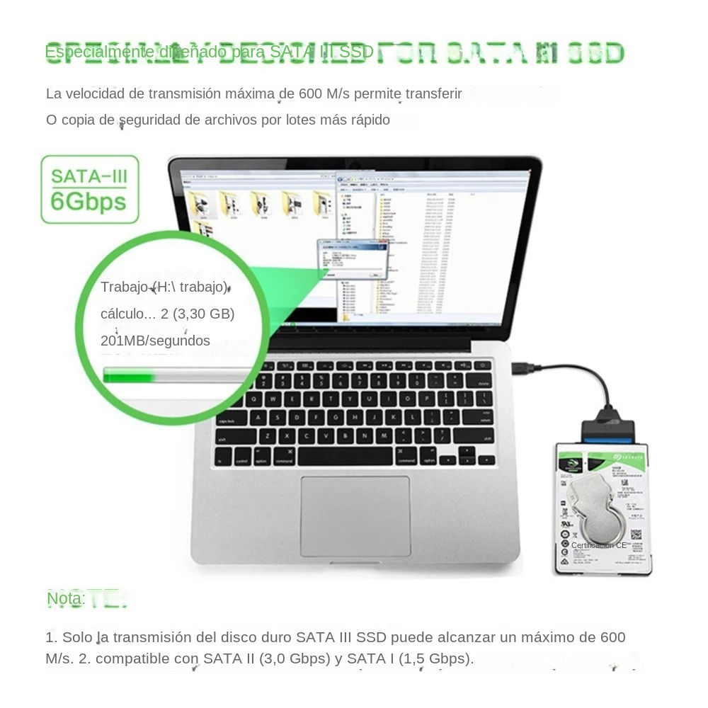 USB 3.0 SATA 3 Cable Sata To U - Ssd Hard Drive recension och pris